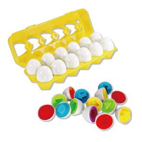 蛋型配對玩具, 混色