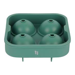 Dailygongam 圓形冰球製冰模具, 綠色(4格), 1組