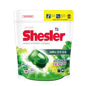 Shesler 洗衣膠囊, 50入, 1袋