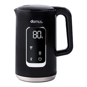 Domus Tongstain 數位安全雙人電熱水壺 1.7L, 黑色