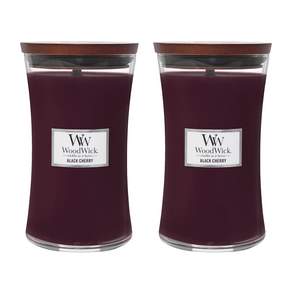 WoodWick 香氛蠟燭 Black Cherry, 609.5g, 2個