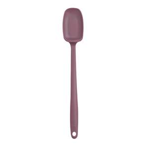 Kitchen Factory 莫蘭迪色矽膠拌炒匙, 紫紅色, 1支