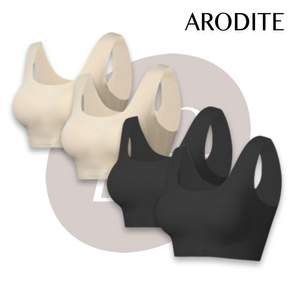 Arodite Life 文胸舒適貼身無縫運動文胸文胸上衣 4 件