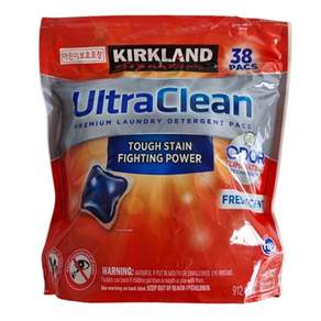 KIRKLAND 科克蘭 Ultra Pack 膠囊洗滌劑, 38件, 2個