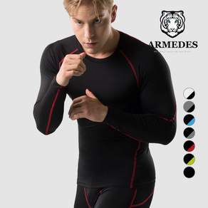 ARMEDES Underlayer Cool T-shirt Base Layer Compression Tech Fit 運動服長袖 AR-56