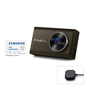 파인뷰 와이파이 전후방 QHD FHD 2채널 블랙박스 X3300 NEW, 32GB, GPS안테나 + 동글미포함