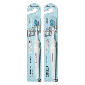닥터치카 작은헤드 펜그립 칫솔 C5.5 랜덤발송, 2개, 1개입