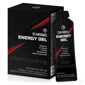 삼대오백 카르디오 파워 아미노 에너지젤 헬스보조제 자몽맛 7p, 45g, 1개