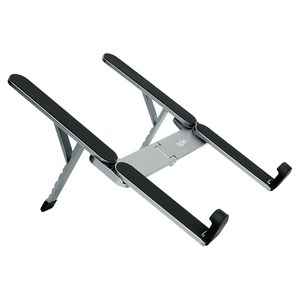 apin 휴대용 노트북 거치대 STAND-LX, 그레이, 1개