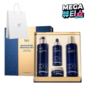 닥터지 블랙 스네일 프레스티지 기초화장품 4종 세트, 1개