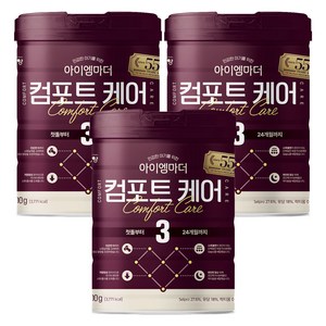 아이엠마더 컴포트케어 분유 3단계, 800g, 3개