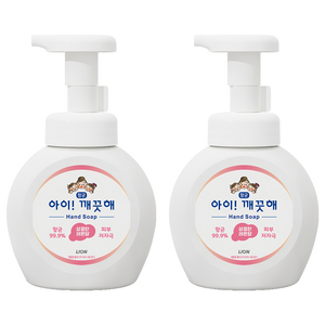 아이깨끗해 핸드워시 용기형 상큼한 레몬향, 250ml, 2개