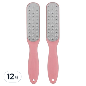 아늑공간 발바닥 뒷꿈치 각질제거기 핑크, 1개입, 12개, 100g