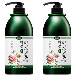 더블모 어성초 샴푸 플로럴향, 1L, 2개
