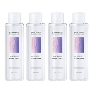 바노바기 밀크씨슬 리페어 토너, 4개, 200ml