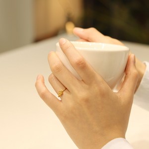 크라운 반지 - 24k gold 순금 왕관 실반지 돌반지 컷팅 애끼 링 메이어유