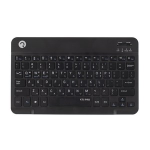 로이체 무선 블루투스 키보드 슬림 초경량 KT5 PRO, 블랙, 블랙, KT5 PRO BK
