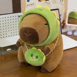 Aimitu 카피바라 귀여운 애착인형, 1개, 공룡, 35cm