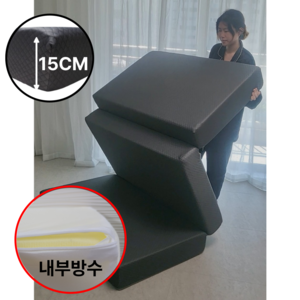수면케어 숨 쉬는 에어코튼 3단 접이식 매트리스
