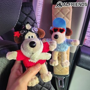 ALFRIENDS 안전벨트 커버 강아지 인형, 13.우비, 그레이, 1개