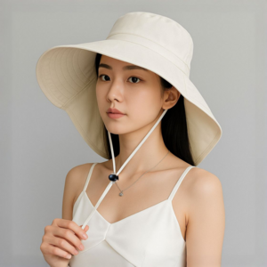맞춤마켓 자외선차단 와이드 캡 벙거지 버킷햇 썬캡