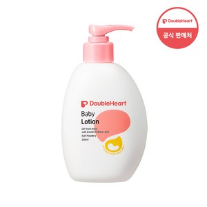 더블하트 베이비 로션 소프트 파우더리, 250ml, 1개