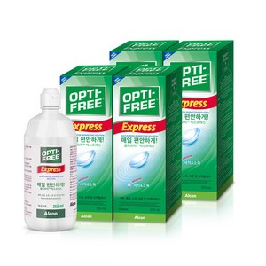 옵티프리 익스프레스 렌즈 세정액, 355ml, 4개
