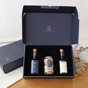 나인아워즈 답례품 선물용 스페셜티 콜드브루, 1개, 더치커피&수제쿠키 세트, 250ml 2병 + 수제쿠키100g