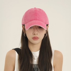 BVLV 피그먼트 빈티지 워싱 볼캡 모자