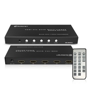 아크로넷 4:1 HDMI 심리스 멀티뷰어 화면분할기 4포트 VDK-SW041V2, 1개
