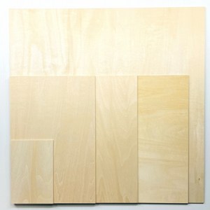 3mm 2mm 얇은 합판 바스우드 시트 목재 공예, 옵션1(300X200X3mm), 4장