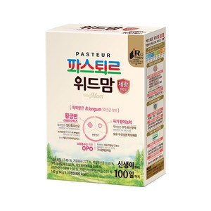 파스퇴르 위드맘 제왕 100일 스틱분유 (14g x 10봉) 신생아용, 1개