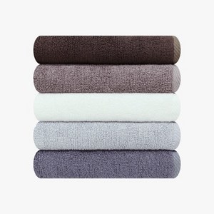 송월타월 노블레스 뱀부 무지40 (40*80cm/155g/뱀부얀 100%), 브라운, 1개