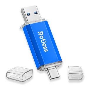 ROTIESS USB3.1 대용량 c타입 USB메모리 2in1 OTG 푸른, 512GB