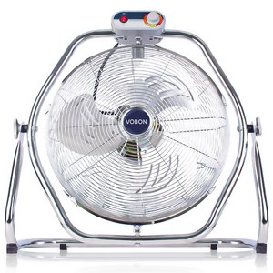 보본 공업용 업소용 상하좌우 회전형 파워쿨 대형선풍기 40cm, 16인치 VB-IF1600, 메탈(실버)