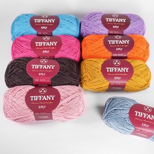 티파니 5PLY/털실/뜨개질실/손뜨개/프랜즈얀, 813 다크레드