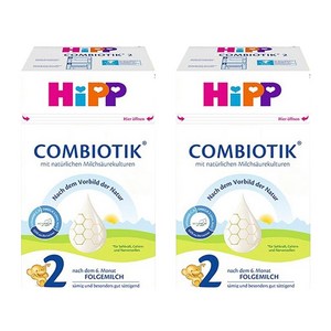 힙 콤비오틱 전분 분유 2단계, 2개, 600g