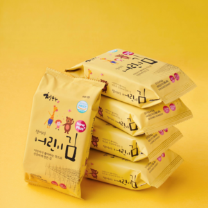 청아라 뉴플러스 어린이김 (4.2g) 아기김 어린이반찬 유아용반찬 DHA 해조류 첨가, 4.2g, 12개