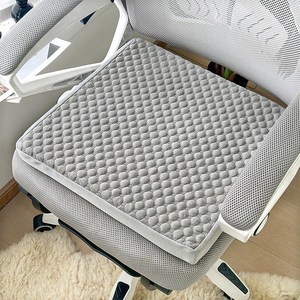 Cozy Aura 천연 라텍스 3중직 듀라쿨텍스 여름 냉감 방석 체중분산 쿨방석, 그레이