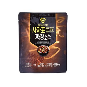 사자표 거장짜장소스 (냉장보관용), 250g, 6개