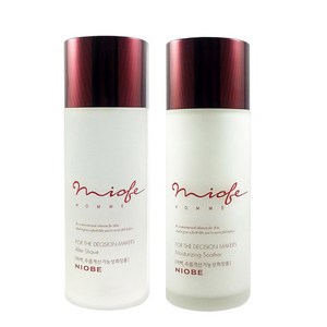니오베 옴므 150ml 애프터쉐이브 모이스춰라이징 스킨+로션 2종, 1개