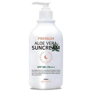 DRMOON 프리미엄 알로에베라 선크림 SPF50+ PA+++, 500ml, 1개