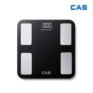 CAS 스마트인바디 체지방 체성분 체중계 BFA-S15 블루투스 카스, 블랙, 1개