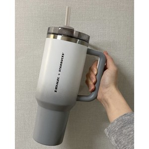 스타벅스 SS 스탠리 그레이 켄처 텀블러 1183ml starbucks MD, 50개