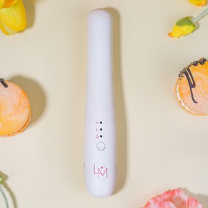 LUMOS 미니 무선 고데기 C타입충전 앞머리 여행용 휴대용 판고데기 다양한 헤어 연출 매직기, 베이지_미니무선