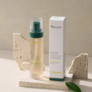 스킨덤 병풀잎수 진정 클리어 비비드 시카 토너, 1개, 150g