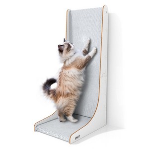 고양이 대형 수직 스크래쳐 화이트, 1개