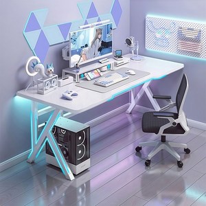 다기능 e스포츠 테이블 게이밍 컴퓨터 책상 1000/1200 X 60 MM 모니터 받침대 SZ20, 화이트