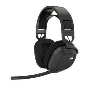 커세어 HS80 MAX RGB 무선 게이밍 헤드셋, 스틸 그레이