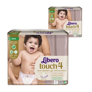 리베로 기저귀 TOUCH 터치 밴드형, 88매, 4단계